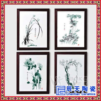 陶瓷瓷板画批发 名家手绘 大堂装饰壁画订做_8