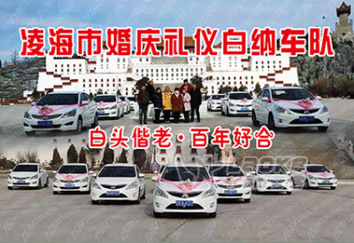 凌海市白色瑞纳婚车队婚车出租85元一台2019年火热预订中_0