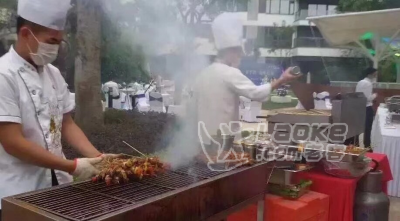 惠东厂家直销暖场餐饮策划，惠东上门烤全羊烤乳猪孔雀宴外送_1