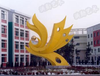 雕塑A自贡不锈钢雕塑A自贡艺术不锈钢雕塑造型生产厂家_5