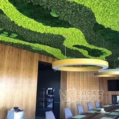 仿真草坪植物绿植墙塑料假花草皮墙面装饰绿色上墙背景形象墙_0