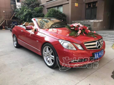 渭南婚车租赁，婚庆车队，婚庆租车，婚车车队奔驰敞篷_0