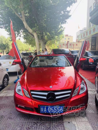 渭南婚车租赁，婚庆车队，婚庆租车，婚车车队奔驰敞篷_1