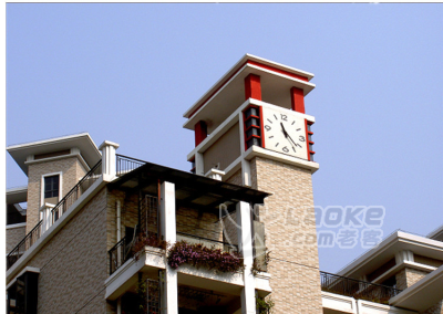 电子建筑大钟济南电子建筑发光大钟_0