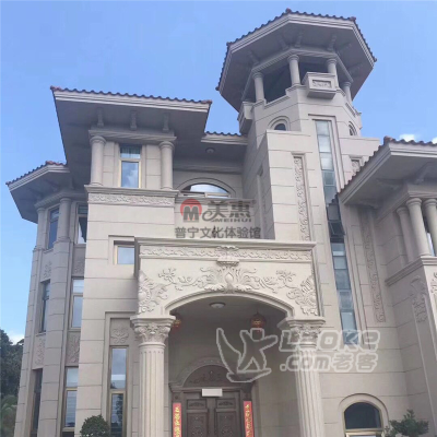 专业装饰/翻新建筑外墙，普宁美惠石感漆，别墅外墙品质首选_4