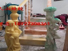 仿汉白玉玛瑙楼梯扶手模具及产品 楼梯柱子扶手弯头硅胶模具