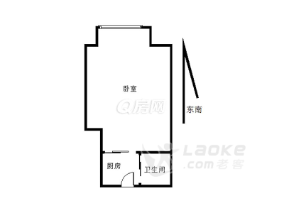 岔路口满五唯一天地新城精装单室套急售价低_1