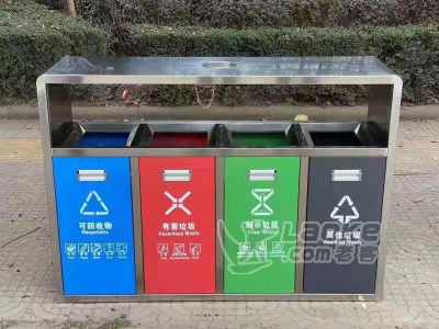 阳泉厂家出售户外分类环卫垃圾箱 景区垃圾桶_1