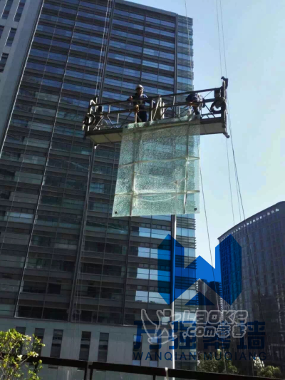 高新区大厦写字楼玻璃幕墙拆除更换安装维修改造工程_3