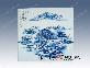 青花画面瓷板画 青花人物陶瓷壁画价格 